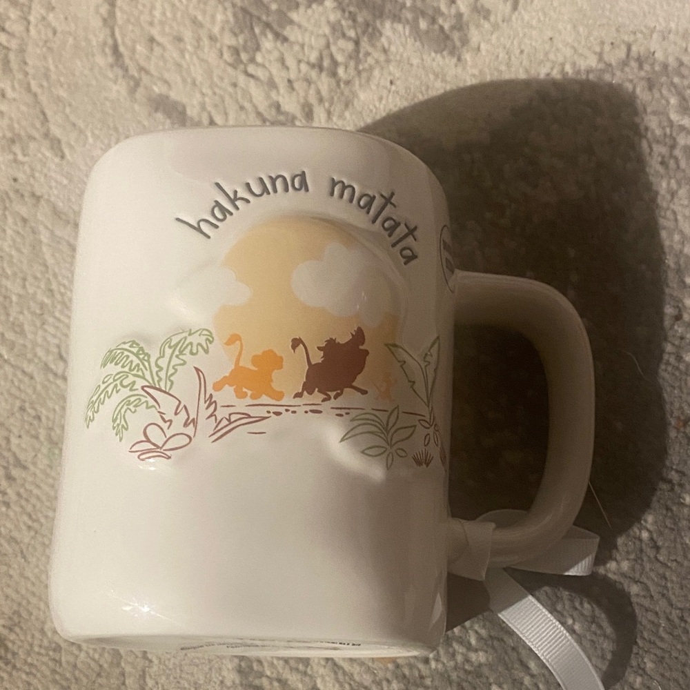 Rae Dunn White 'No Worries' Mug